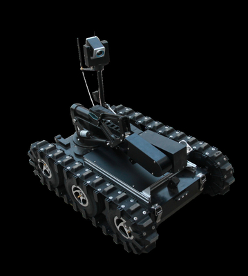 หุ่นยนต์ EOD ความปลอดภัยทางทหารพร้อมเครื่องส่งสัญญาณวิดีโอไร้สาย HD ขนาดเล็ก