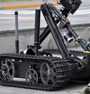 Dc24v Eod Robots หุ่นยนต์แบตเตอรี่ตะกั่วกรดแบบชาร์จได้หมุนตามเข็มนาฬิกา 360º