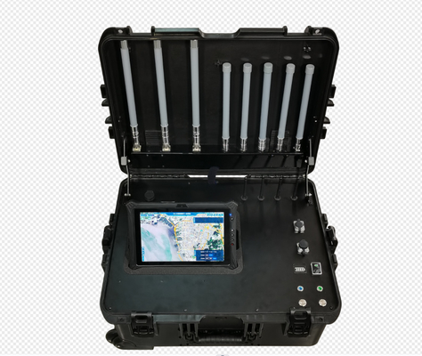 เครื่องตรวจจับและควบคุม UAV แบบพกพา กล่องบูรณาการ เครื่องจับและตรวจจับ Drone แบบพกพา