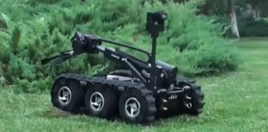 อุปกรณ์กำจัดระเบิดแบบเลื่อนที่ยืดหยุ่นได้หุ่นยนต์กำจัดอาวุธยุทโธปกรณ์