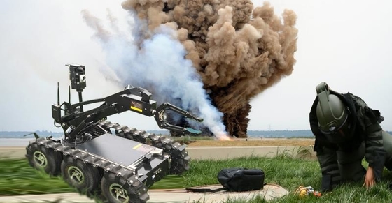 Dc24v Explosives Eod Robot แบตเตอรี่ตะกั่วกรดแบบชาร์จได้