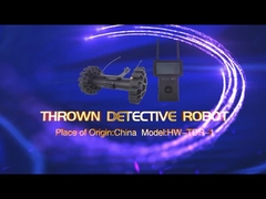 โรบอตนักสืบถูกโยน ขับเคลื่อนความเร็ว 0.6m / s ด้วยการบันทึกวิดีโอ, การถ่ายภาพฟังก์ชัน